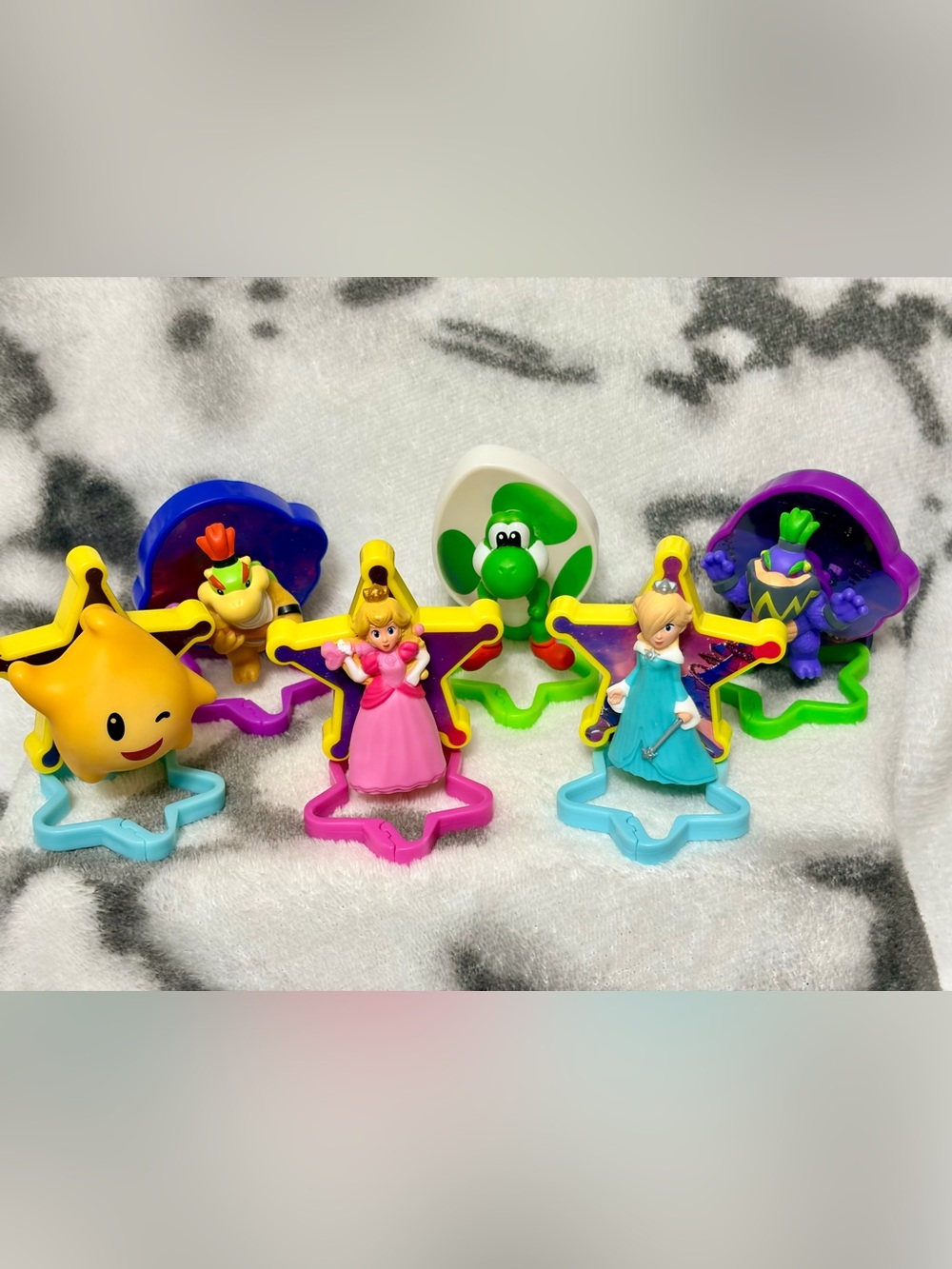2026 McDonald's Super Mario Galaxy Happy Meal Toys- Lot of 6 Figurines